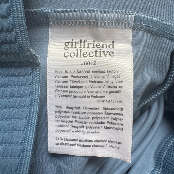 NWT Girlfriend Collective Bike Unitard, Lake Blue, Size XS - Picture 11 of 11
